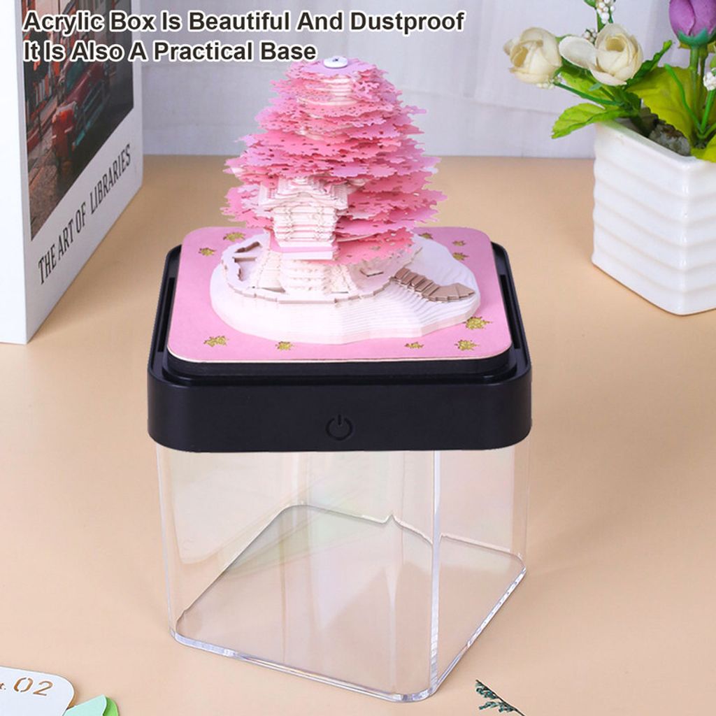 2025 3D Kunst Kalender Notizblock, DIY Zeitmesser Produktbild 6