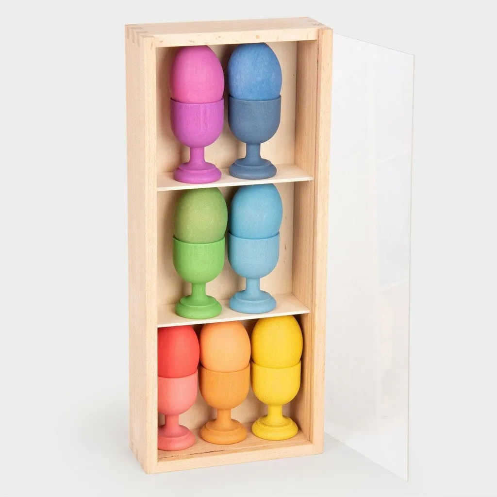 Ensemble TickiT découverte bois : boîtes éducatives tri et rangement 6 pcs - 3