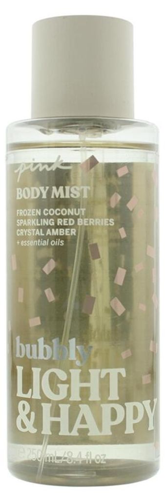 Victoria's Secret, Bubbly Light & Happy, Scented Spray, For Women, 250ml