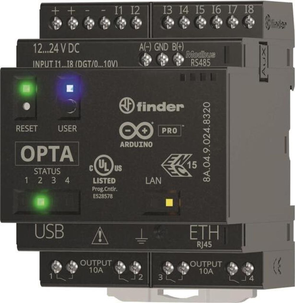Finder Opta Advanced 8A.04.9.024.8320 SPS-Kommunikationsmodul 12 V/DC, 24 V/DC (8A.04.9.024.8320)