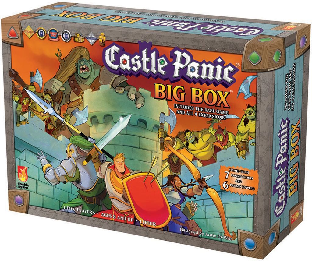 Asmodee Castle Panic Big Box 2e, Gra planszowa, 8 lat(a) Zdjęcie produktu 