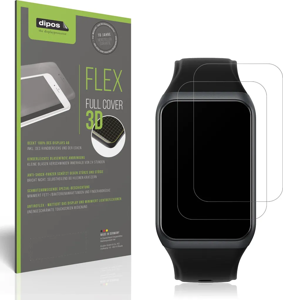 Protezione Oppo Band 2 Anti-Urto 2 Pezzi Pellicola Opaca Sportiva