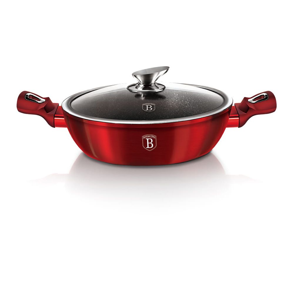 Berlinger Haus BH-1262 Burgundy Metallic LINE 24CM Sauteuse Produktbild 