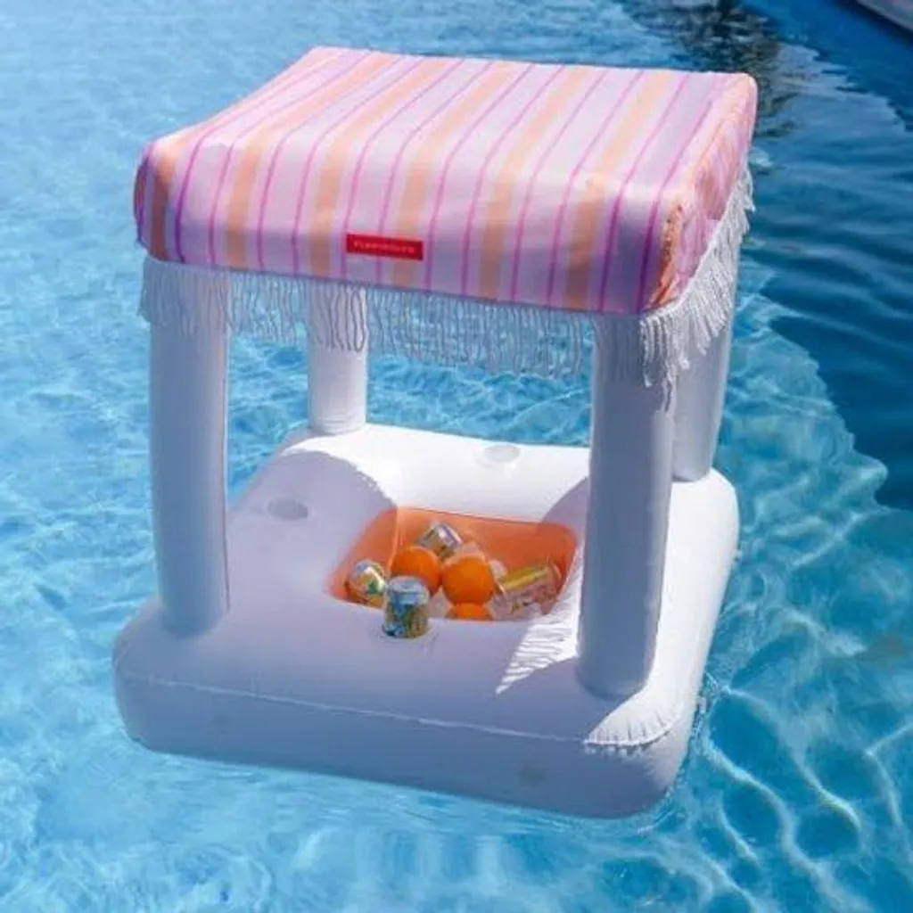 Porte-boissons piscine gonflable - Ne renversez plus vos verres d'eau