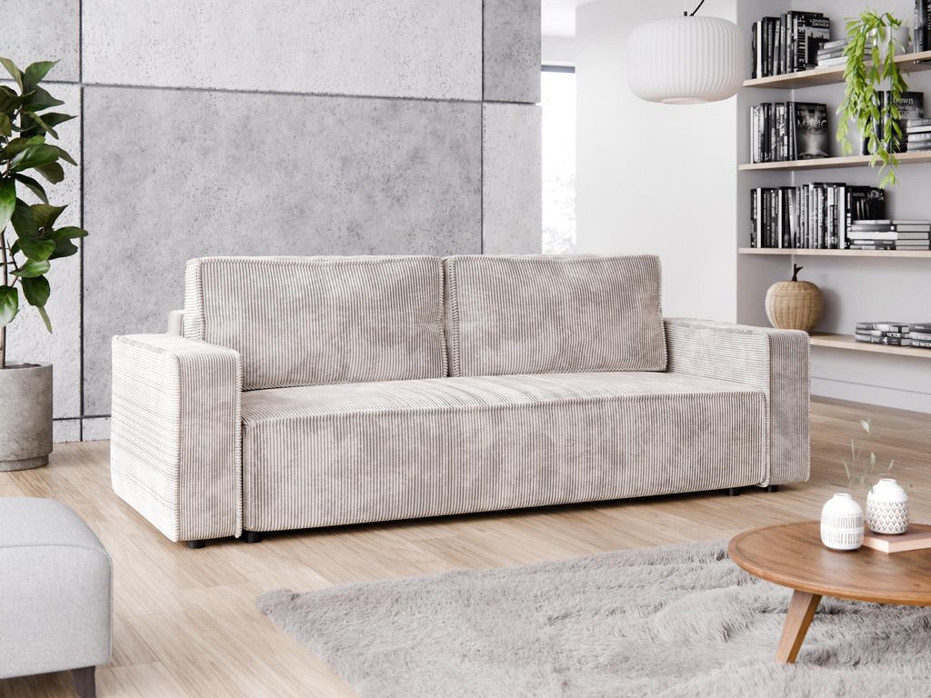 Schlafsofa mit Schlaffunktion DL und Bettkasten 200x140 Produktbild 