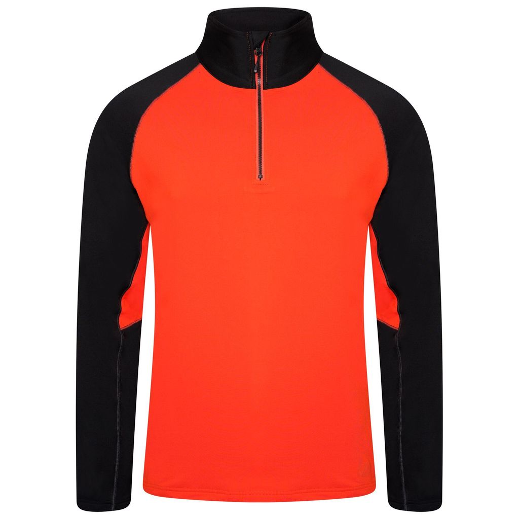 Dare 2B - "Fuser" Thermo-Top mit halbem Reißverschluss für Herren RG7265 (XXL) (Knallrot/Schwarz)