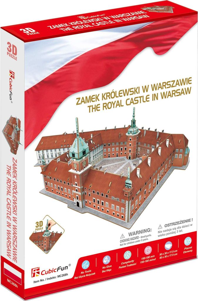 DANTE Cubic Fun Puzzle 3D Castello Reale 20268 02682 Immagine del prodotto 