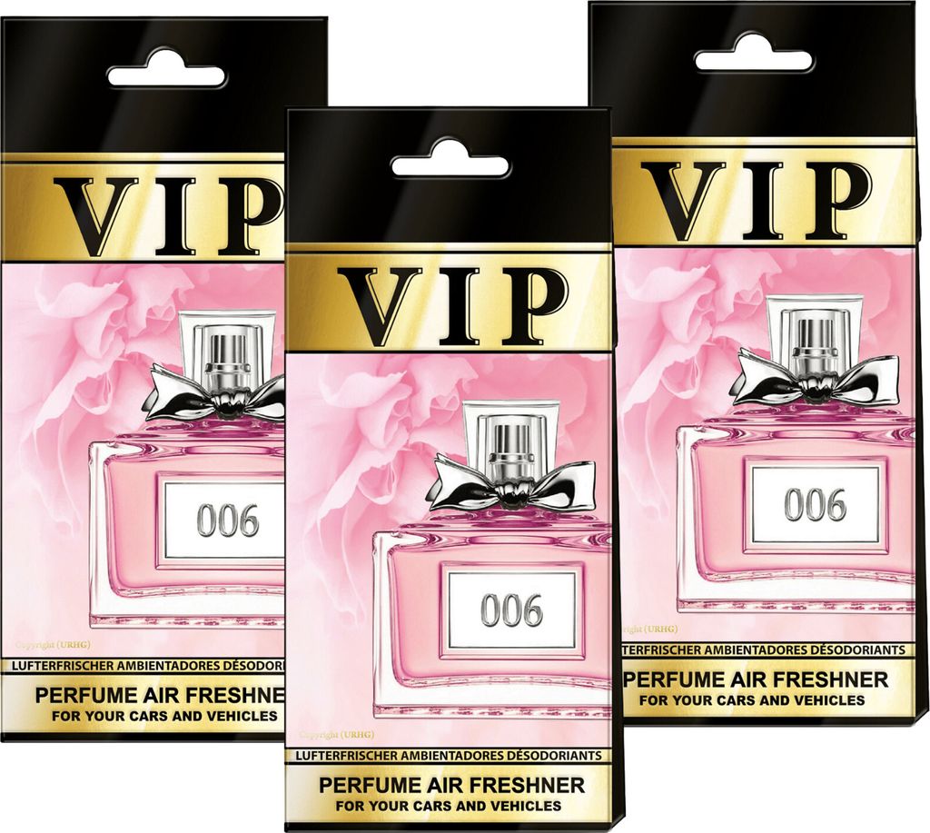 3x zapach samochodowy VIP-006, oczyszczacz powietrza do Zdjęcie produktu 