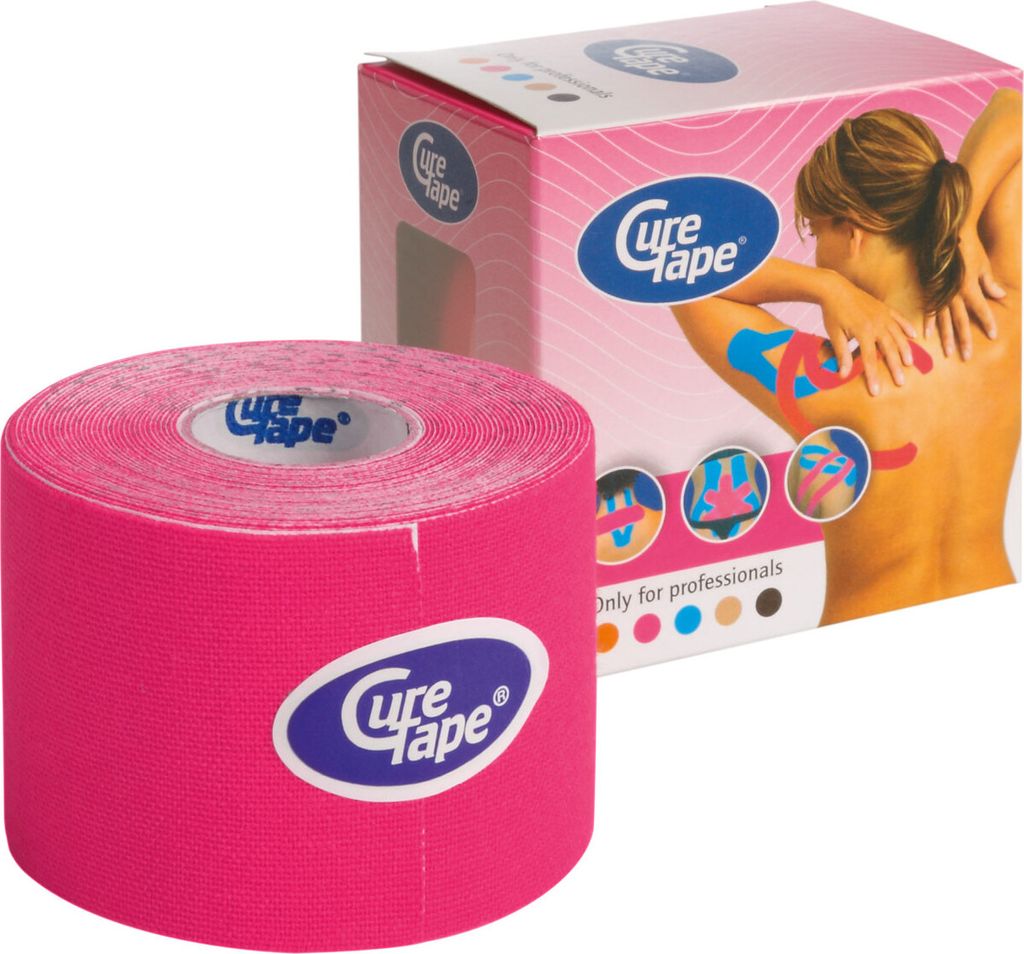 Cure Tape, 5 m x 5 cm, wasserfest, pink