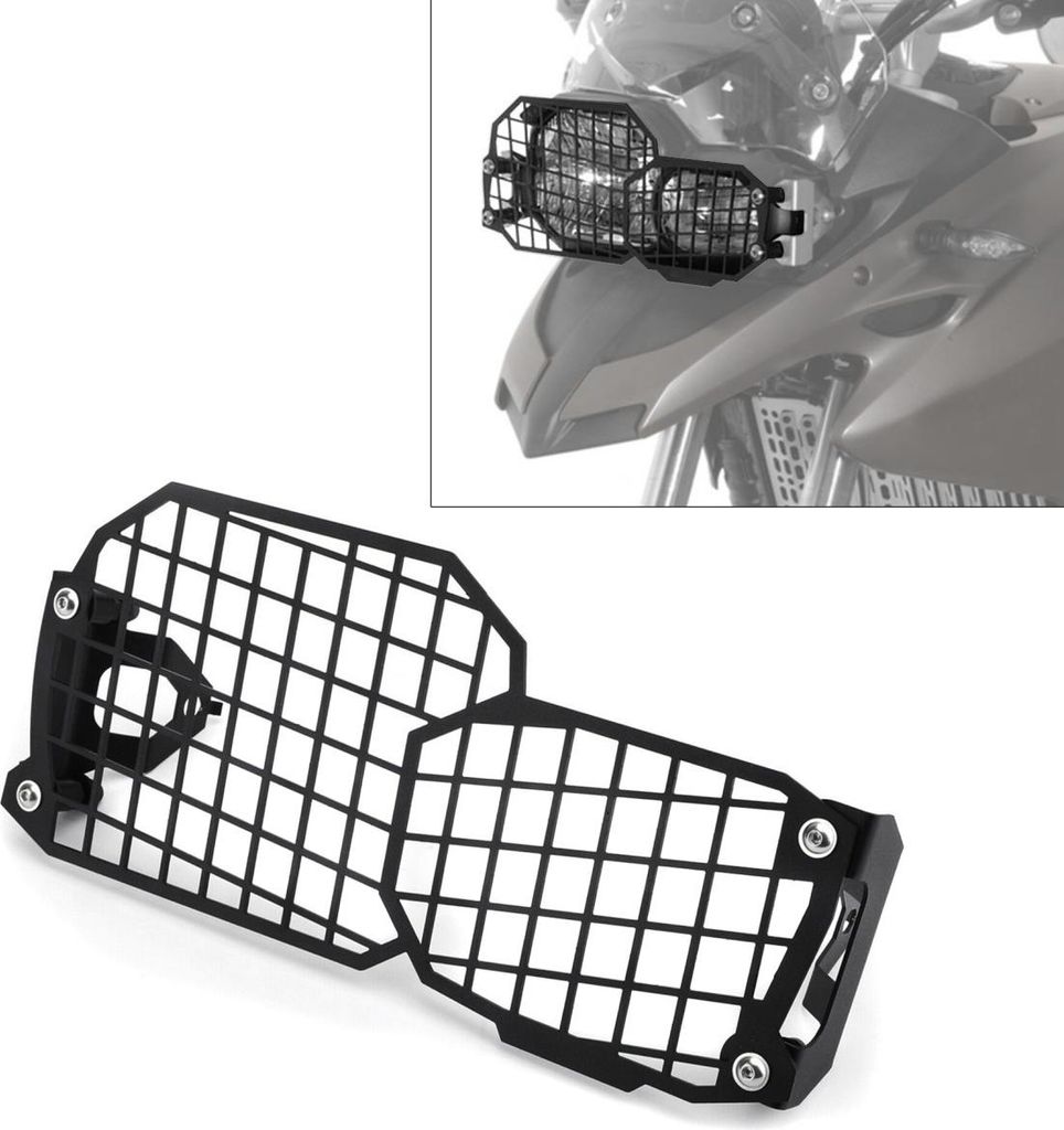 Scheinwerfergitter Frontscheinwerfer für BMW F 800 GS 08-17 Motoguard
