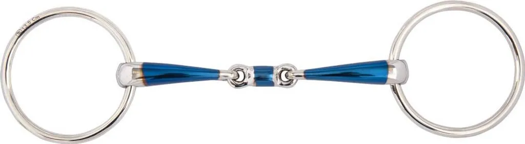 Mors à eau BR double brisure 14mm pour chevaux délicats et sensibles