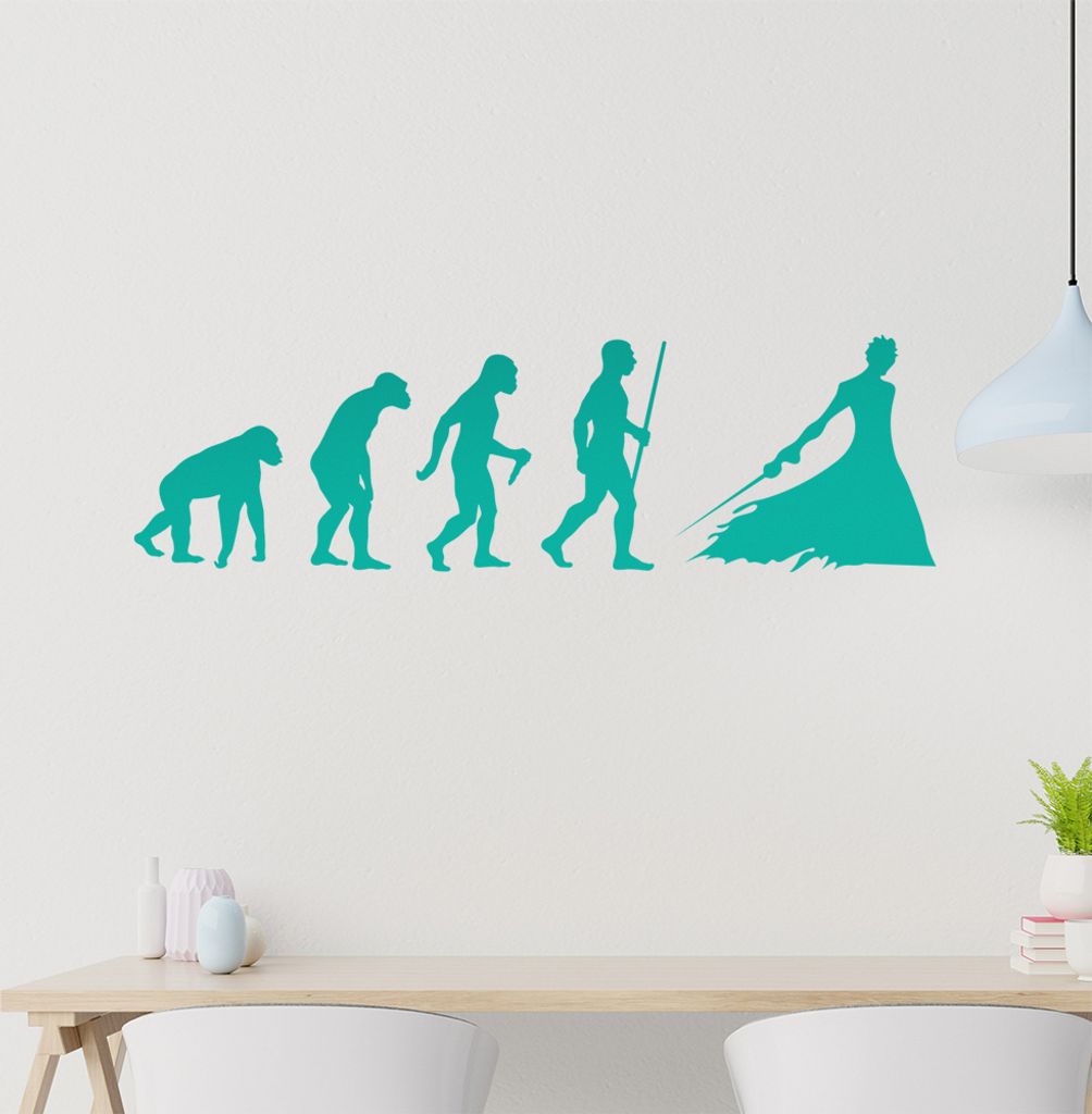 Samurai Schwert Evolution Wandtattoo Wandaufkleber Wall Sticker - Dekoration, Küche, Wohnzimmer, Schlafzimmer, Badezimmer