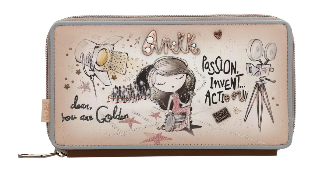 Anekke Hollywood RFID Passport Wallet Multicolor - Accessorio Diva - 3