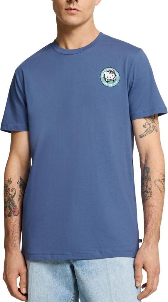Spreadshirt Hello Kitty Club Just Be You Männer Premium T-Shirt, 4XL, Taubenblau