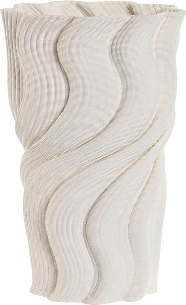 Vase pour Bouquet de Fleurs Blanc ESPRIT - Décoration de Table 26 cm