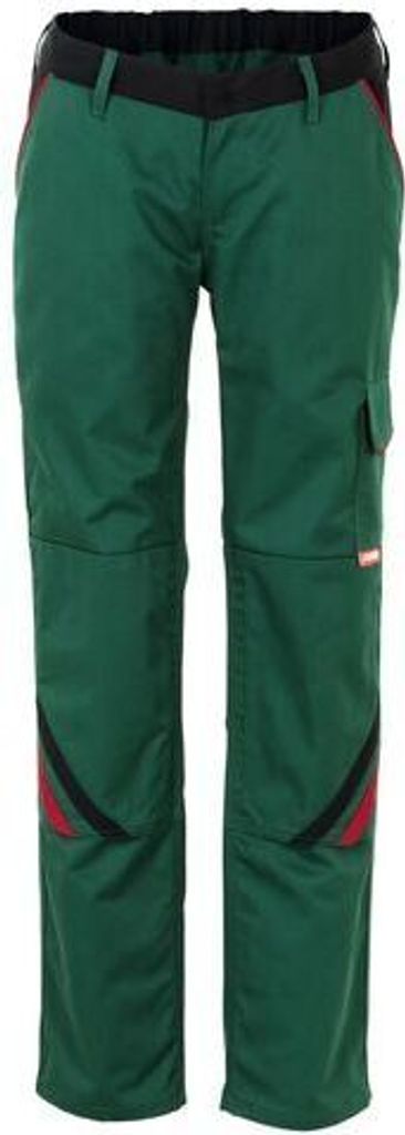 Planam Highline Damen Bundhose grün schwarz rot Modell 2398 36