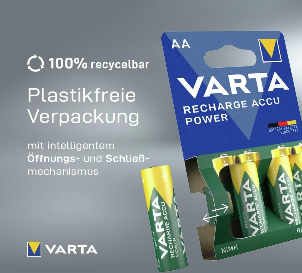 Varta Akku RECHARGE Power AA HR6 2600mAh 4St. Obrázok produktu 23
