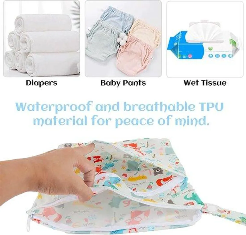 Pochette imperméable à fermeture éclair pour maillot et linge humide