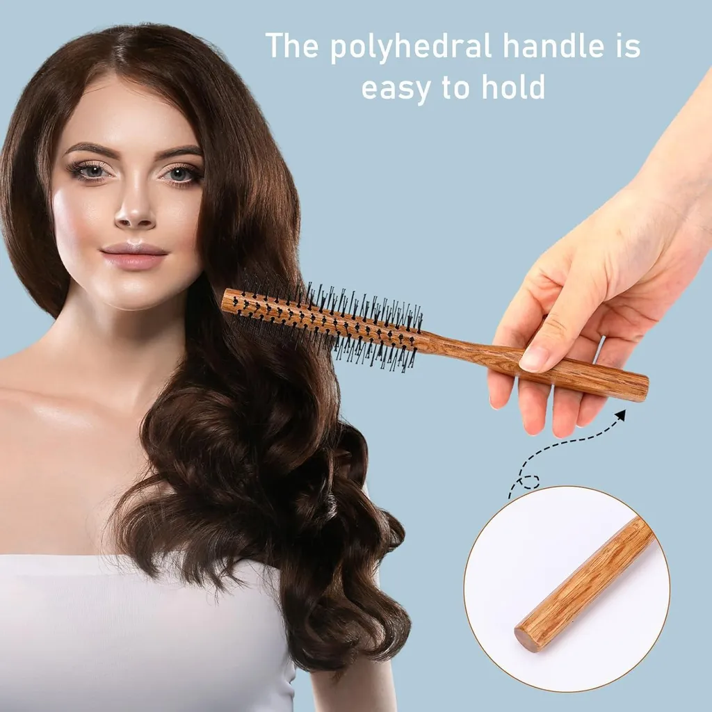 Brosse de styling ronde pour volume et boucles sur cheveux courts - 5