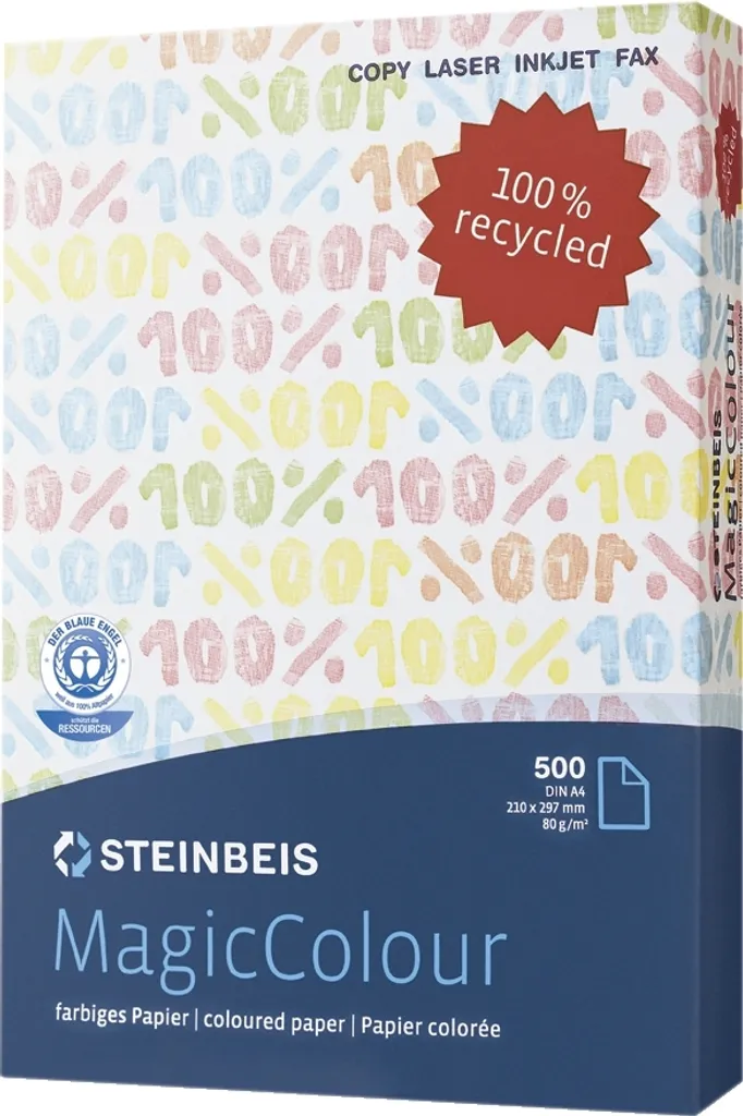 Papier Bleu A4 80g Steinbeis : Évitez les Bourrages et Imprimez Écolo