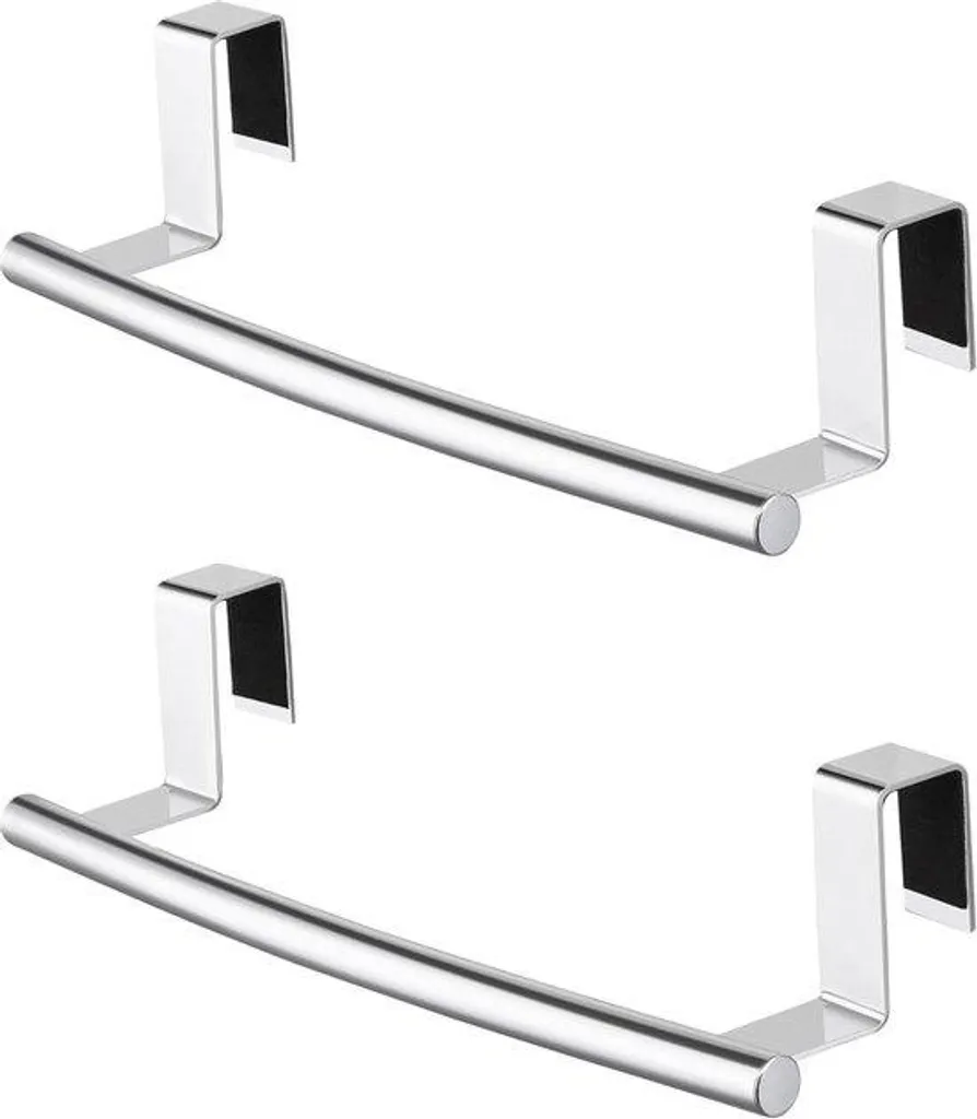 Porte-serviette sans trou en inox - Fini les torchons qui tombent !