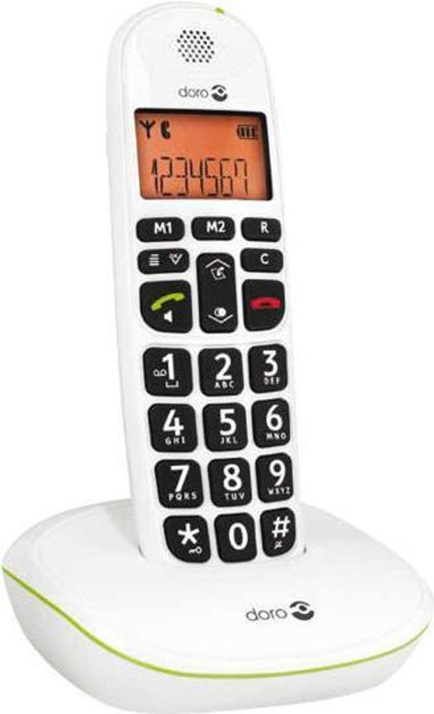 doro PhoneEasy 100w weiss schnurl. DECT/Großtasten (380099) Immagine del prodotto 
