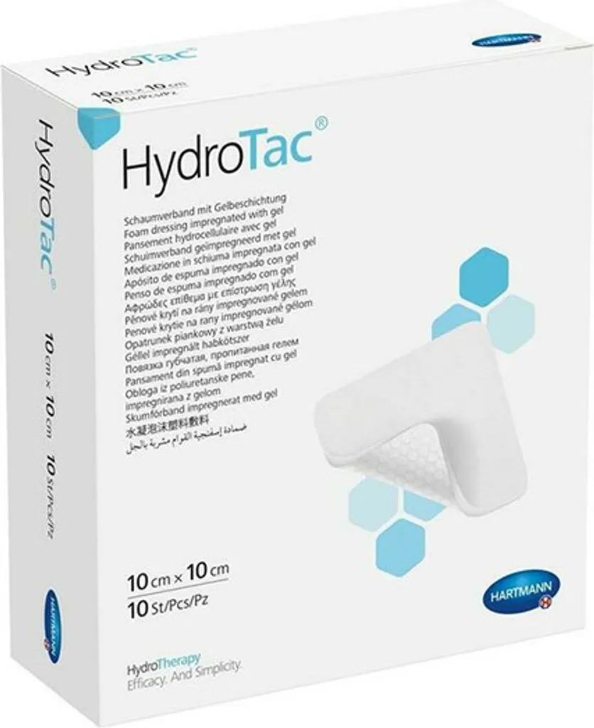 Pansement Hydrocellulaire HydroTac 10x10cm - Soin Stérile Hartmann P10