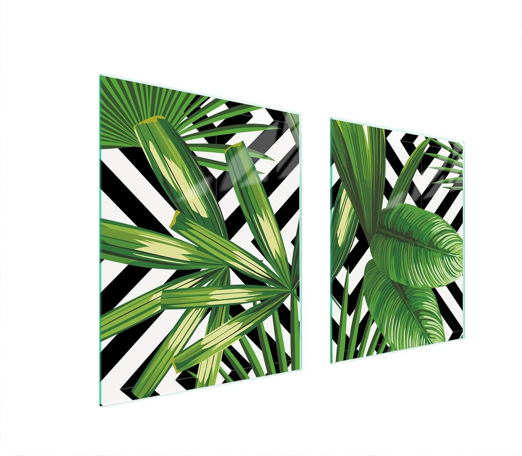 Glasschutzplatte Für Herd 85X52 Blätter