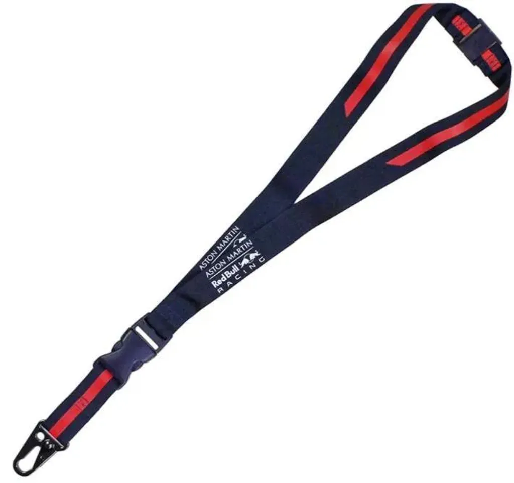Lanyard Red Bull Racing Oracle F1 Porte-clés Bleu Marine Officiel