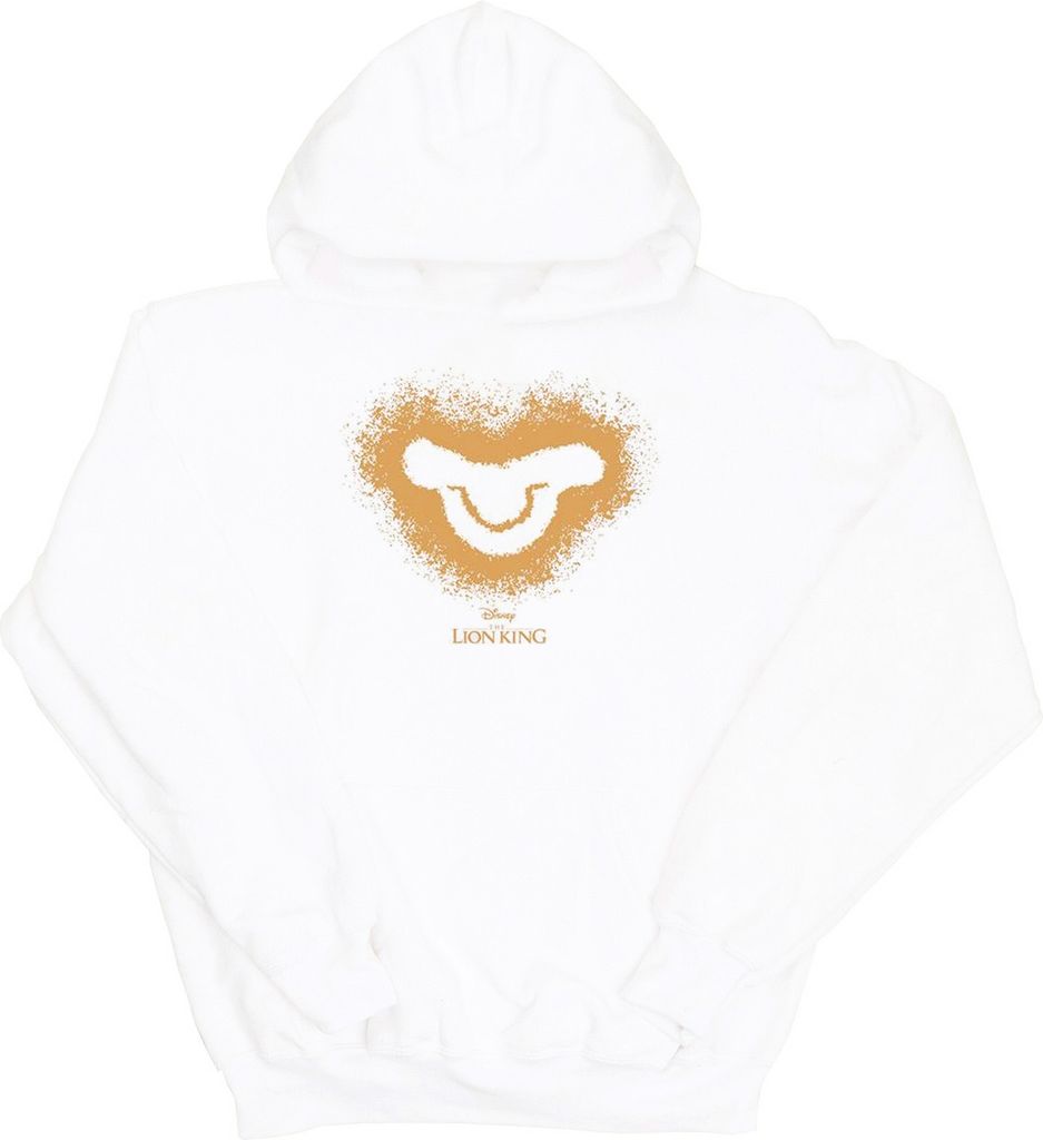 Disney - "The Lion King" Kapuzenpullover für Mädchen BI8898 (116) (Weiß)