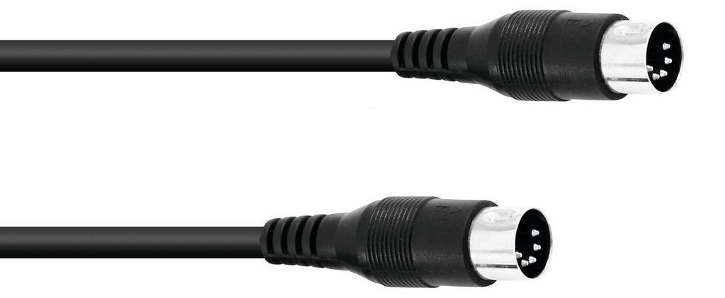 OMNITRONIC DIN-kabel, 5-polig, MIDI, 1,2 meter Productafbeelding 