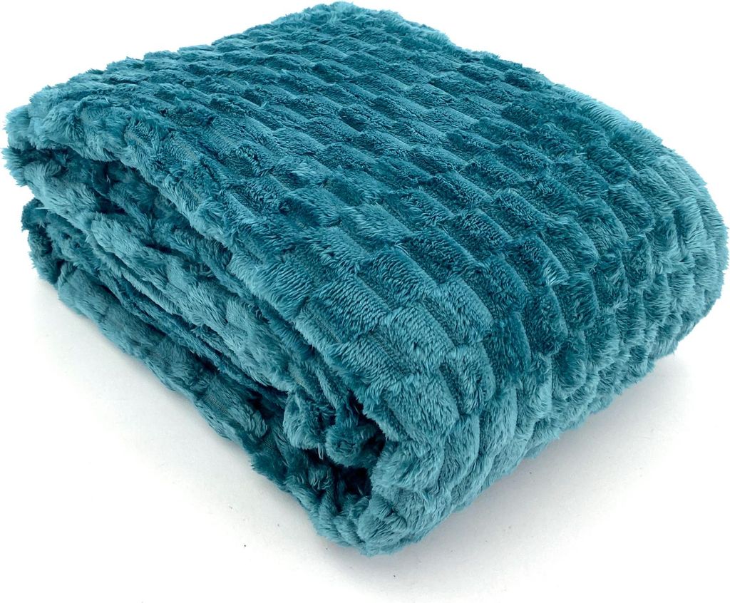 Heimtexland ® super flauschige Flanell Kuscheldecke XL Produktbild 