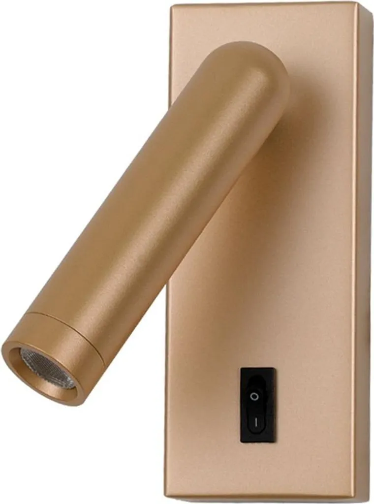 Applique LED NOVA Italux WL-46376-1-GD Oro | Faretto da Parete 2,5W