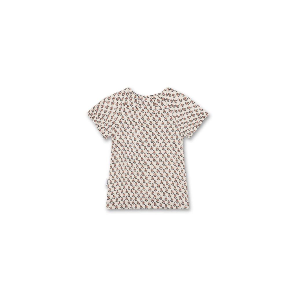 Sanetta Pure Mädchen-Kleid beige Blumen aus Musselin 68