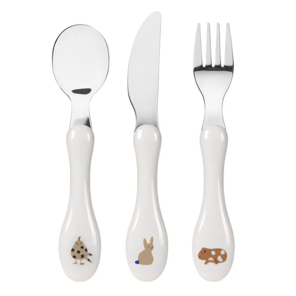 Lässig BABIES Posate 3 pezzi Little Mateys blu royal