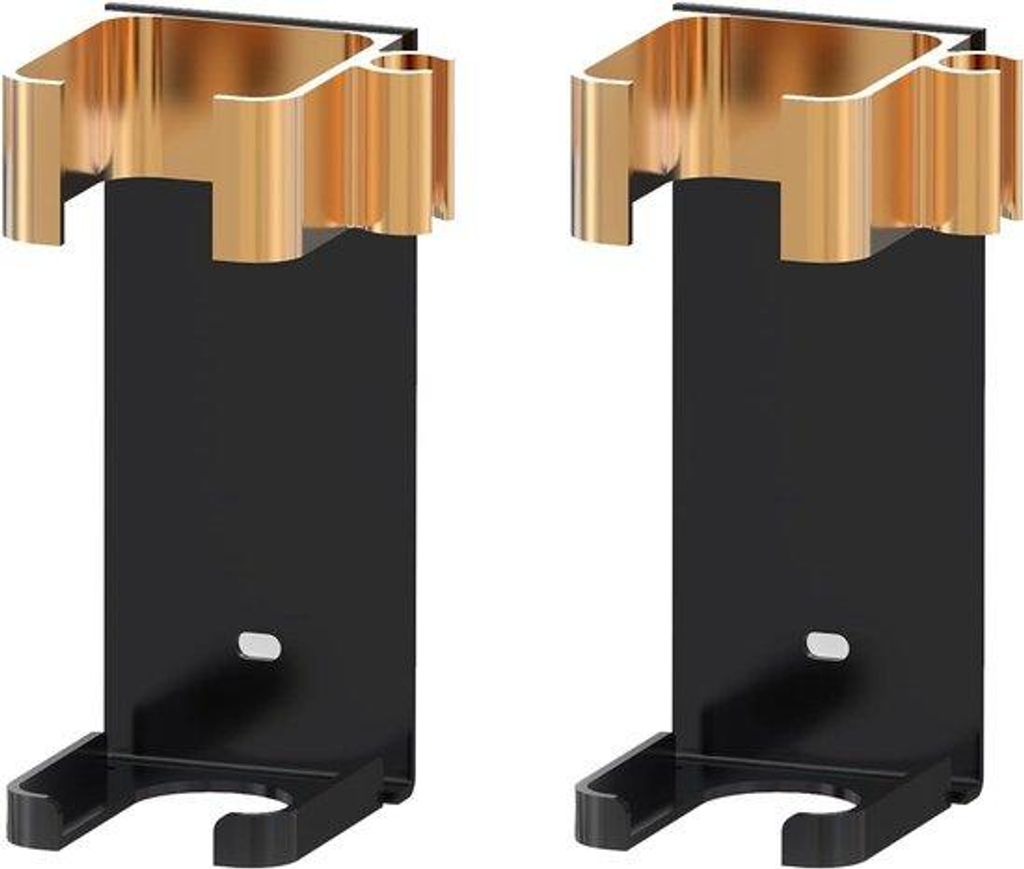 2er-Set wandmontierter Krüllstab, Aufbewahrungsstand für Krüllstab, Föhnstand, Krüllstab, Stilkrüllstab, Kamm