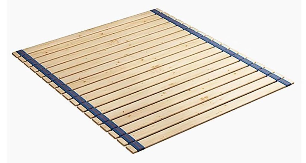 Bodenbettgestell mit Lattenrost für Futon-Matratze, minimalistisches Design, geeignet für Gästezimmer oder als Boxspring-Ersatz