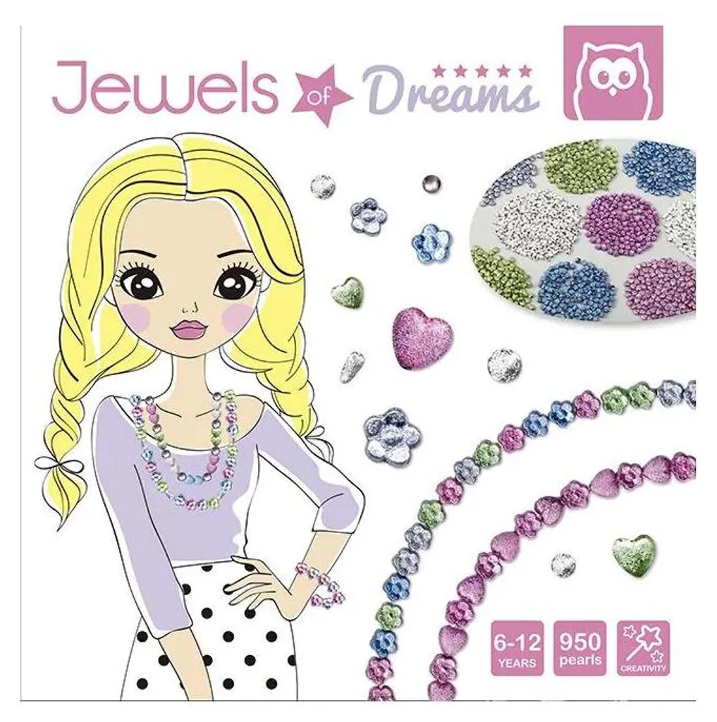 Jeu de construction de bijoux Jewels of Dreams en carton écologique 100%