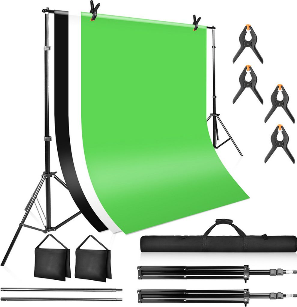 Jopassy 2 x 3m pozadí systém fotopozadí stojan s 1,5 x 3m Obrázek produktu 