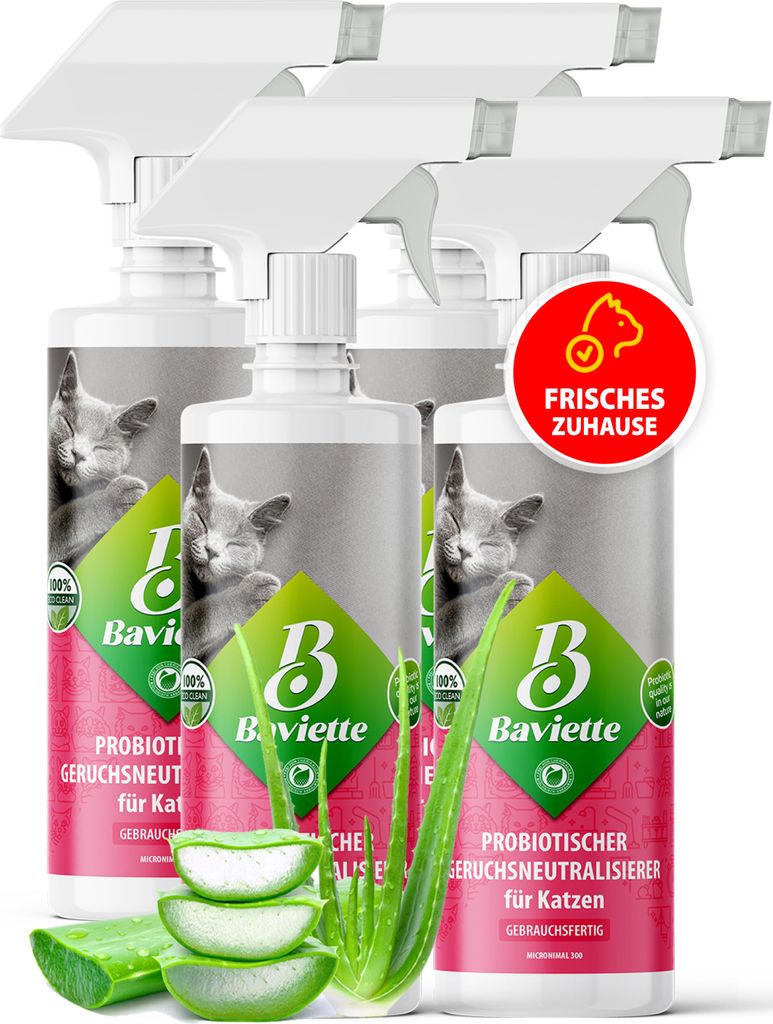 BAVIETTE – Neutralisateur de mauvaises odeurs probiotique, Image du produit 