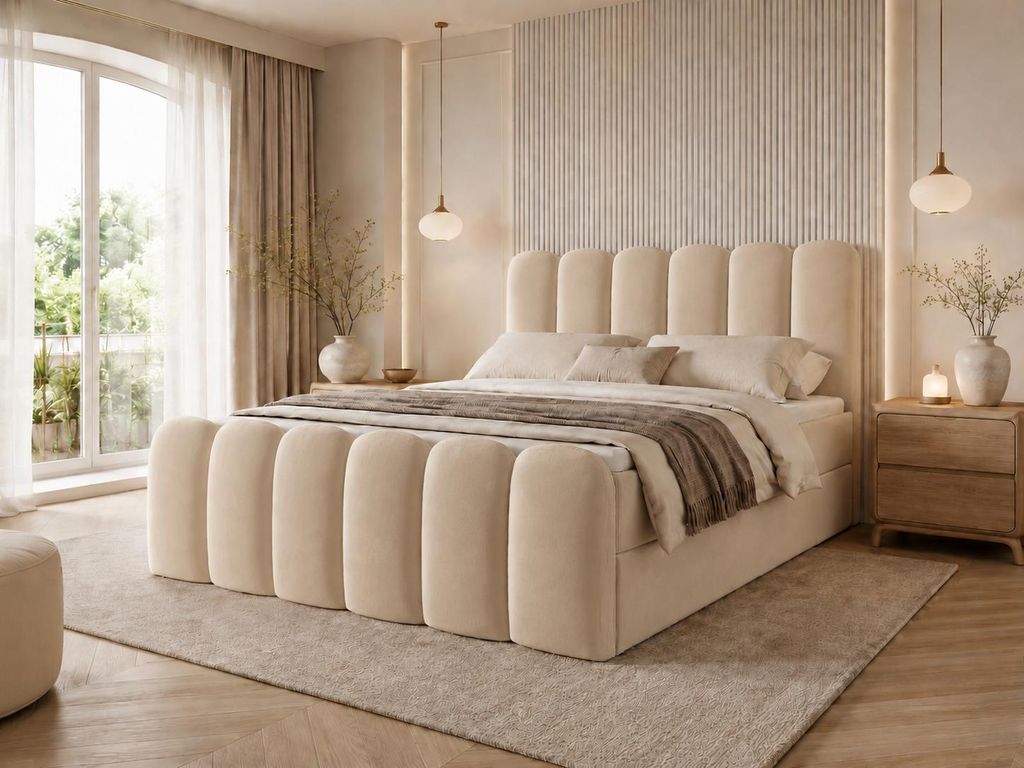 Emlar Boxspringbett Cuddle 160x200 - Komplett-Set mit Produktbild 