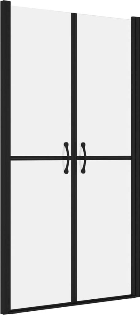 vidaXL Porte de douche Mat ESG (83-86)x190 cm Image du produit 
