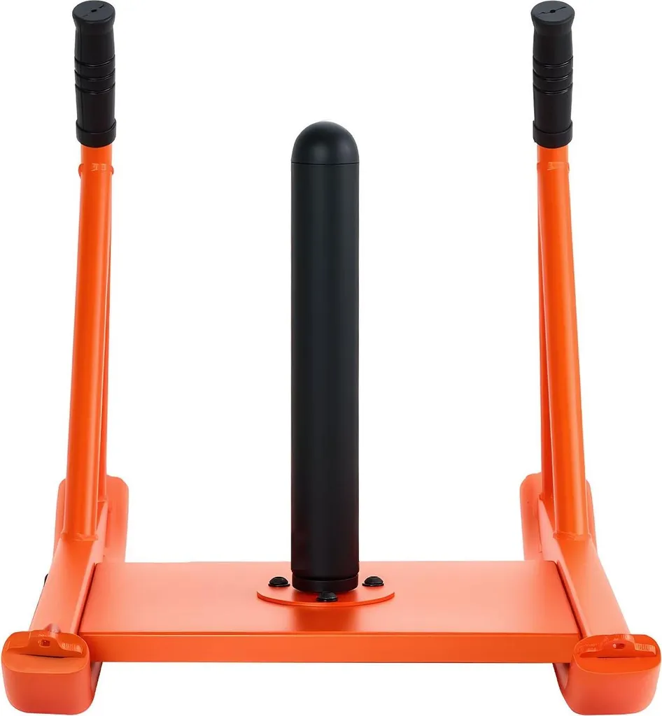 Traîneau de force orange en acier robuste pour disques de 25 et 51mm - 12