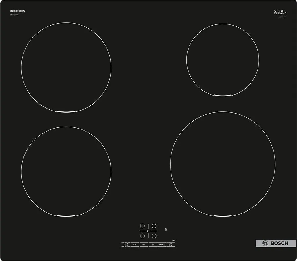 Plaque Induction Bosch 60 cm PowerBoost PIE611BB5E TouchSelect Noir