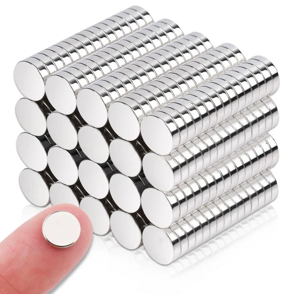 Aimants pour tableau magnétique 8x2 mm en néodyme pour bureau et école