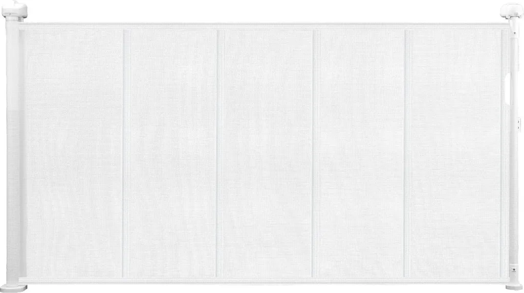 Barrière de sécurité anti-choc en filet blanc, extension max 180 cm