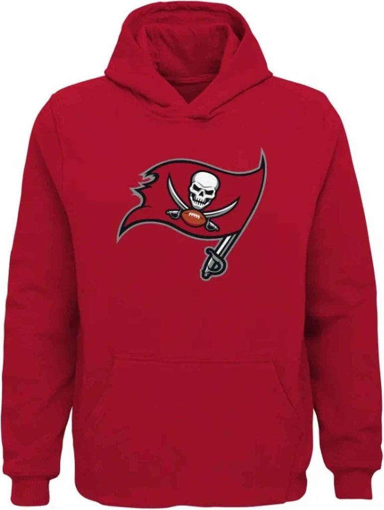 OUTERSTUFF NFL Primary Logo Hoodie Junior, Tampa Bay Buccaneers, Größe: S (8 Jahre)