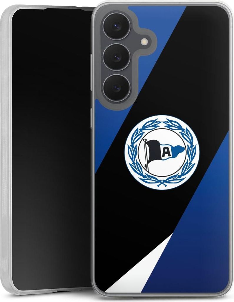 DeinDesign Slim Hülle für Samsung Galaxy S25 FE Silikon Case Ultra Dünn Handyhülle Arminia Bielefeld DSC Offizielles Lizenzprodukt