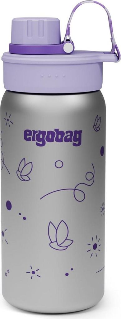 Ergobag Schmetterling Edelstahl Trinkflasche Produktbild 
