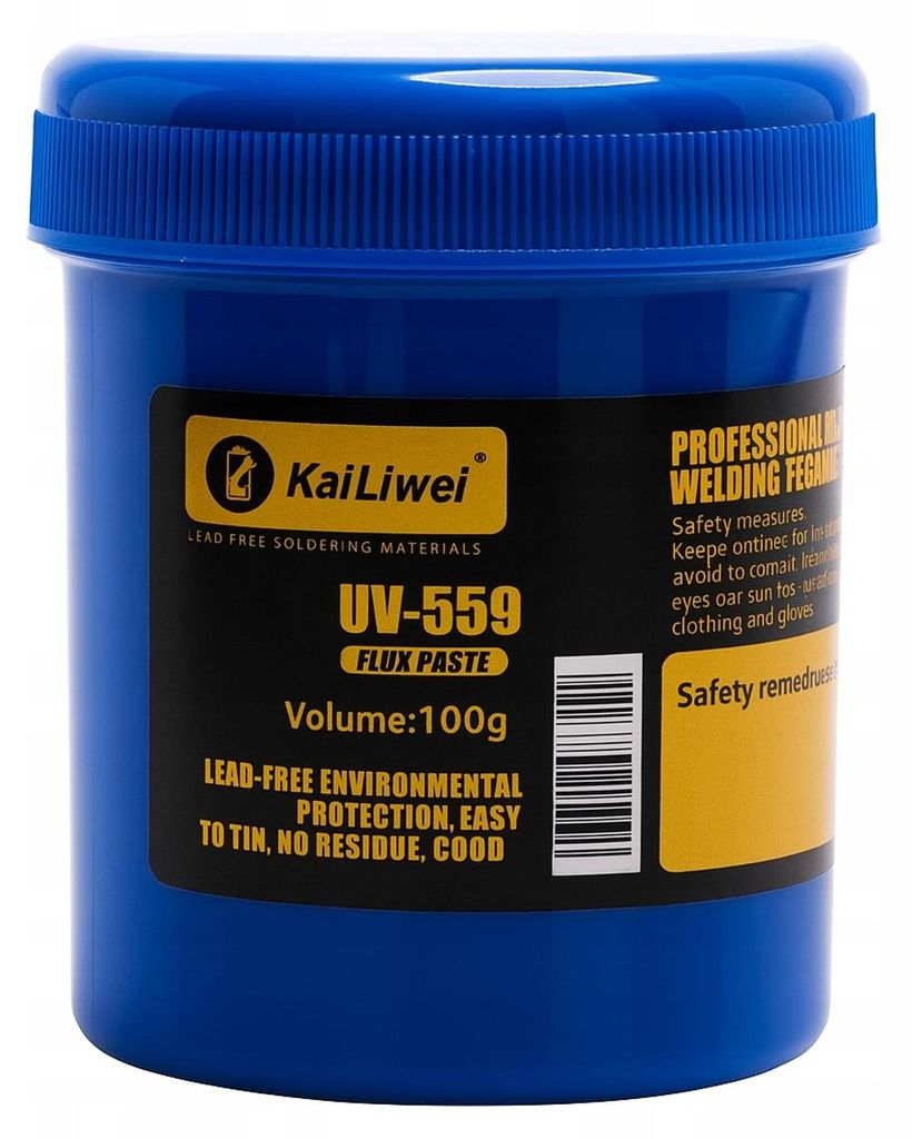 KaiLiwei UV-559 Flux Paste - Pasta saldante in gel 100g | Immagine del prodotto 